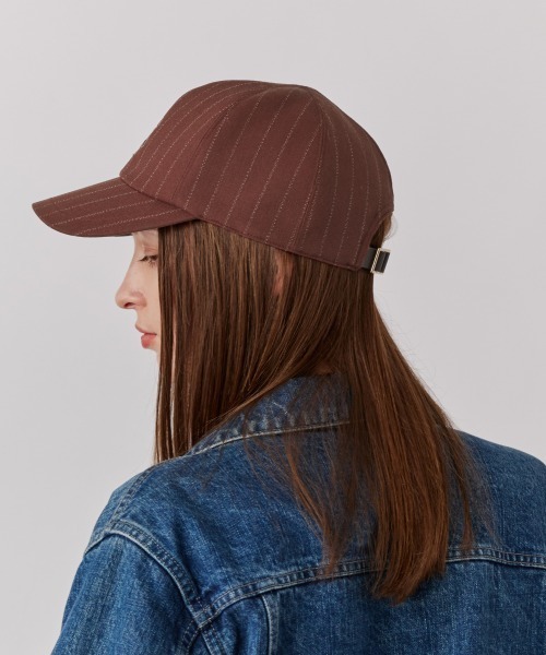Chapeau d' O（シャポードオー）の「Chapeau d' O  Autumn Emblem Cap / シャポードオー（キャップ・レディース・ワイン/ブラック/ホワイト・FREE）」の7枚目の写真