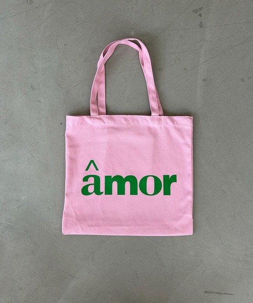 SANSeLF(サンセルフ)の「【SANSeLF】ロゴトートバッグ ビッグサイズ キャンバス saa25a027(トートバッグ・レディース・ピンク・FREE)」の3枚目の写真