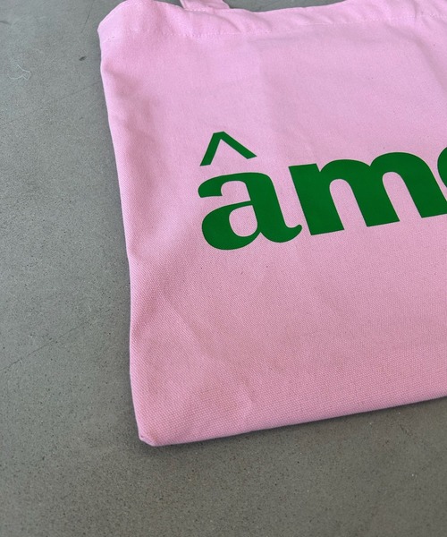 SANSeLF(サンセルフ)の「【SANSeLF】ロゴトートバッグ ビッグサイズ キャンバス saa25a027(トートバッグ・レディース・ピンク・FREE)」の8枚目の写真