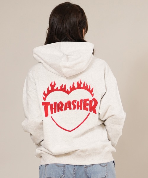 セール】THRASHER/スラッシャー ジップアップパーカー 254TH2PK051