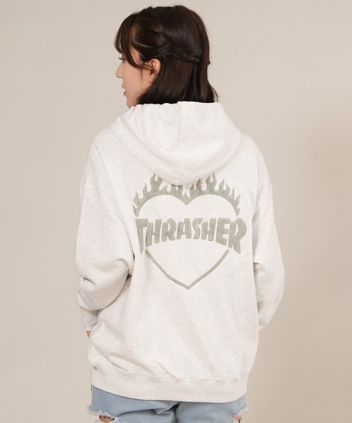 セール】THRASHER/スラッシャー ジップアップパーカー 254TH2PK051