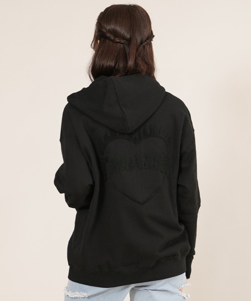 セール】THRASHER/スラッシャー ジップアップパーカー 254TH2PK051