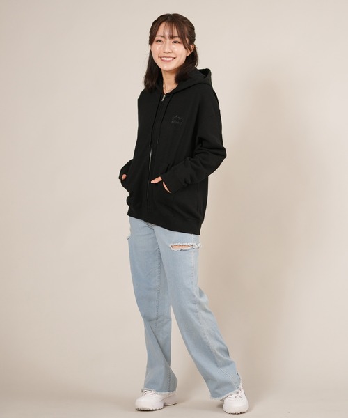 THRASHER(スラッシャー)の「THRASHER/スラッシャー ジップアップパーカー 254TH2PK051(パーカー・レディース・ホワイト×レッド/ホワイト×ホワイト/ブラック×レッド/ブラック×ブラック・M/L)」の19枚目の写真