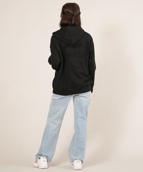 THRASHER(スラッシャー)の「THRASHER/スラッシャー ジップアップパーカー 254TH2PK051(パーカー・レディース・ホワイト×レッド/ホワイト×ホワイト/ブラック×レッド/ブラック×ブラック・M/L)」の18枚目の写真