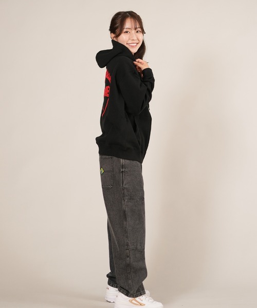 THRASHER(スラッシャー)の「THRASHER/スラッシャー ジップアップパーカー 254TH2PK051(パーカー・レディース・ホワイト×レッド/ホワイト×ホワイト/ブラック×レッド/ブラック×ブラック・M/L)」の11枚目の写真