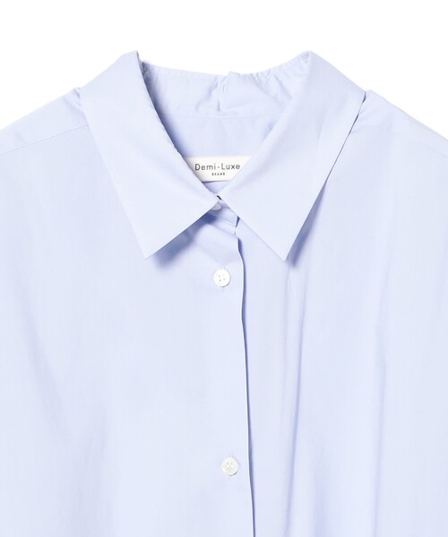Demi-Luxe BEAMS(デミルクス ビームス)の「タイプライター シャツ ワンピース(ワンピース・レディース・ネイビー/ブラウン/サックスブルー・ONE SIZE)」の21枚目の写真