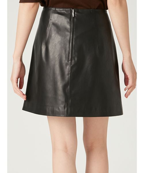 セール】レザーライクアシメタックミニスカート（スカート）｜FRAY I.D