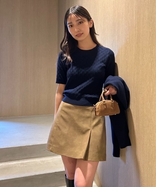 セール】レザーライクアシメタックミニスカート（スカート）｜FRAY I.D