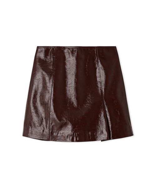 セール】レザーライクアシメタックミニスカート（スカート）｜FRAY I.D
