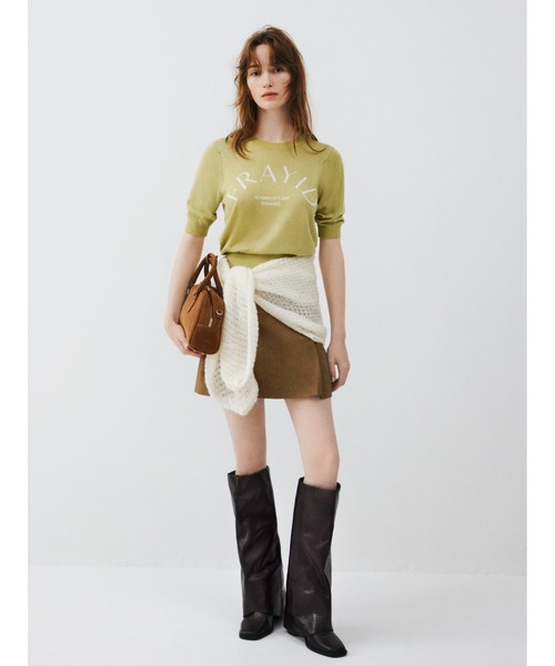 セール】レザーライクアシメタックミニスカート（スカート）｜FRAY I.D