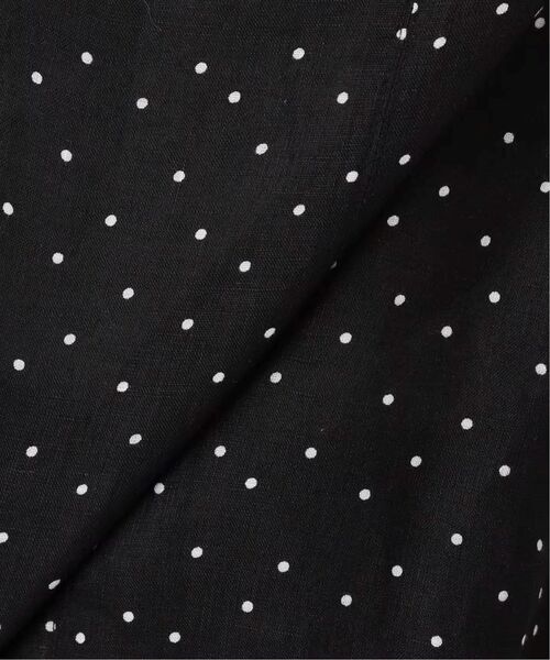 B.C STOCK（ベーセーストック）の「《追加6》手洗い可 / フレンチリネン2wayブラウス（シャツ/ブラウス・レディース・カーキ/ピンク/ホワイト/ブラックミックス/ブルー・FREE）」の6枚目の写真