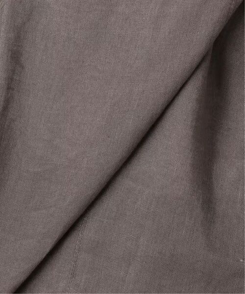 B.C STOCK（ベーセーストック）の「《追加6》手洗い可 / フレンチリネン2wayブラウス（シャツ/ブラウス・レディース・カーキ/ピンク/ホワイト/ブラックミックス/ブルー・FREE）」の12枚目の写真