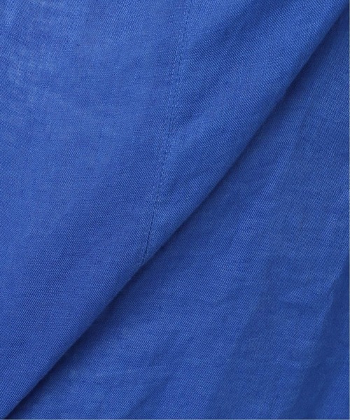 B.C STOCK（ベーセーストック）の「《追加6》手洗い可 / フレンチリネン2wayブラウス（シャツ/ブラウス・レディース・カーキ/ピンク/ホワイト/ブラックミックス/ブルー・FREE）」の15枚目の写真