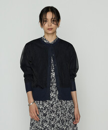 K.T KIYOKO TAKASE | 二重編みラメニット カーディガン(ニット/セーター)