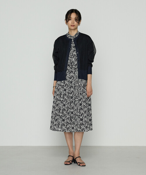 K.T KIYOKO TAKASE（キヨコタカセ）の「二重編みラメニット カーディガン（ニット/セーター・レディース・グレー/ブラック系その他・FREE）」の7枚目の写真