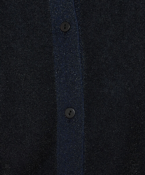 K.T KIYOKO TAKASE（キヨコタカセ）の「二重編みラメニット カーディガン（ニット/セーター・レディース・グレー/ブラック系その他・FREE）」の18枚目の写真