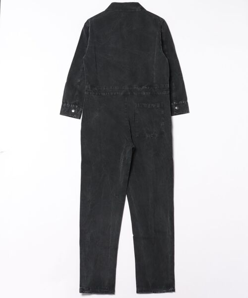 BOBO CHOSES(ボボショーズ)の「Denim zip-up jumpsuit(サロペット/オーバーオール・レディース・ダークグレー・S/M/L/XL/XS)」の6枚目の写真