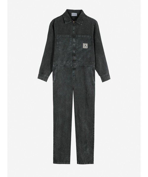 BOBO CHOSES(ボボショーズ)の「Denim zip-up jumpsuit(サロペット/オーバーオール・レディース・ダークグレー・S/M/L/XL/XS)」の10枚目の写真
