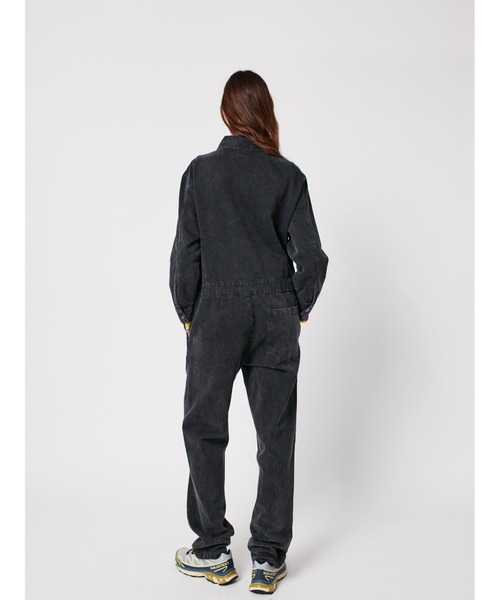 BOBO CHOSES(ボボショーズ)の「Denim zip-up jumpsuit(サロペット/オーバーオール・レディース・ダークグレー・S/M/L/XL/XS)」の12枚目の写真