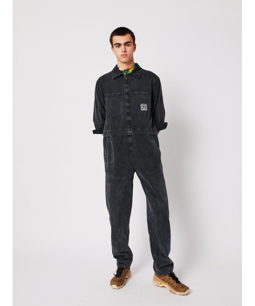 BOBO CHOSES(ボボショーズ)の「Denim zip-up jumpsuit(サロペット/オーバーオール・レディース・ダークグレー・S/M/L/XL/XS)」の9枚目の写真