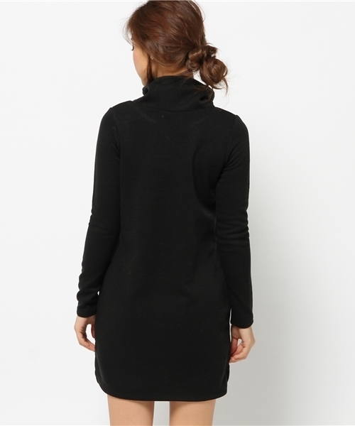 rienda（リエンダ）の「CLシンプルハイネックOP（ワンピース・レディース・トップグレー/ブラック/ホワイト・FREE）」の6枚目の写真