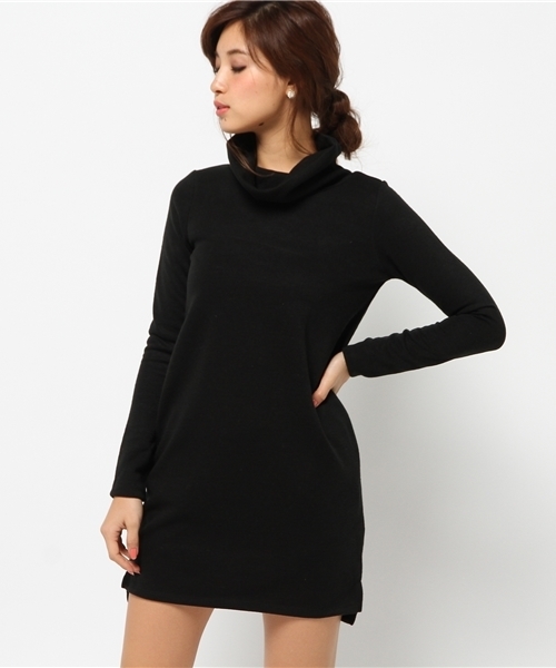 rienda（リエンダ）の「CLシンプルハイネックOP（ワンピース・レディース・トップグレー/ブラック/ホワイト・FREE）」の13枚目の写真