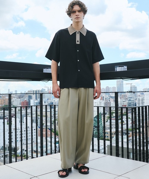 【美品】united tokyo ユナイテッドトウキョウ　ブラウスバイカラー SALE】UNITED TOKYO バイカラー ブラウス UNITED TOKYO