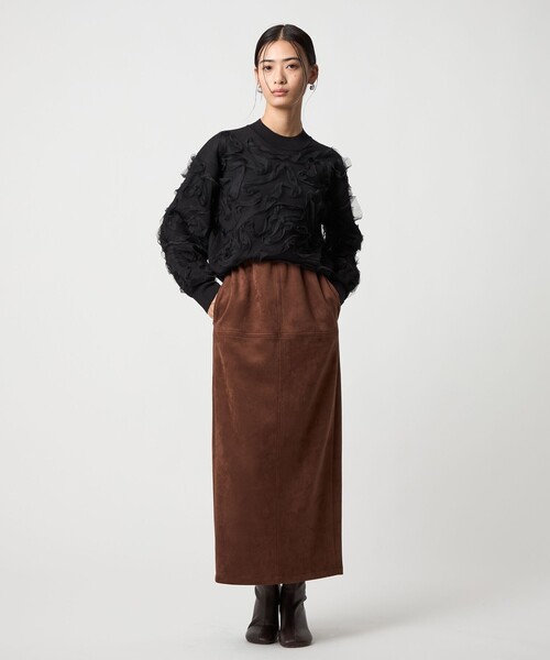 セール】＜EMMEL REFINES＞EM HW チュールシシュウ スウェットライク