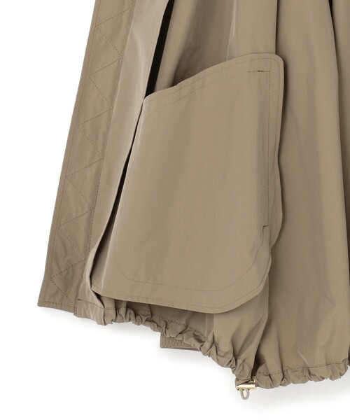 撥水加工】ソフトメモリータフタ ミドル丈 ブルゾン（ブルゾン）｜23区