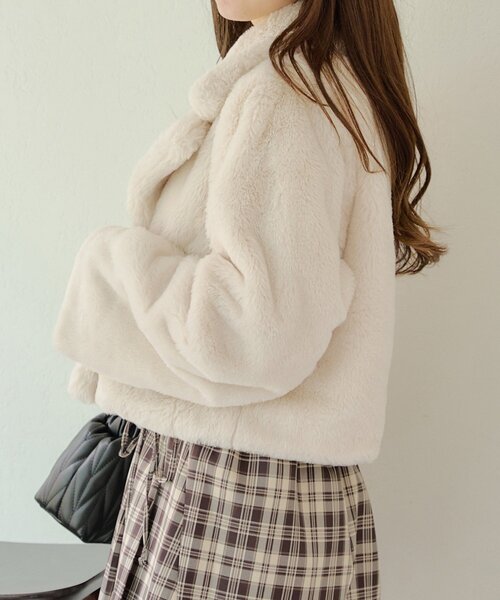 再お値下げ♪【blugirl 】美品⭐︎ラビットファー ショートジャケット 2025年最新】ブルーガール ラビット ファーの人気アイテム - メルカリ