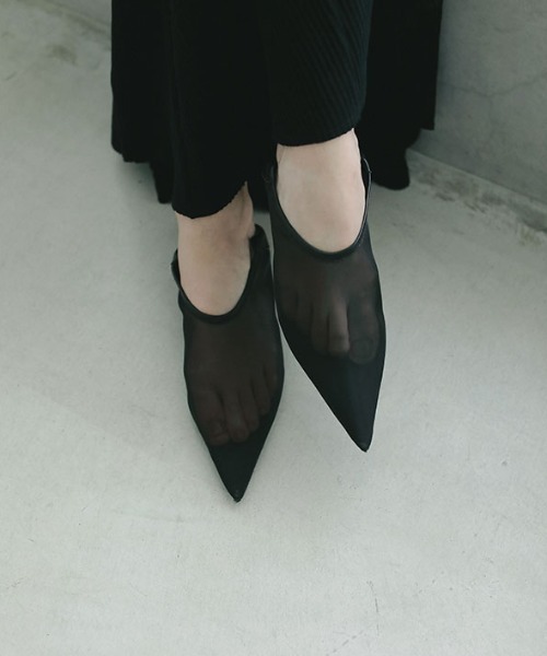 セール】ポインテッドメッシュスリッポン（スリッポン）｜ETRE TOKYO