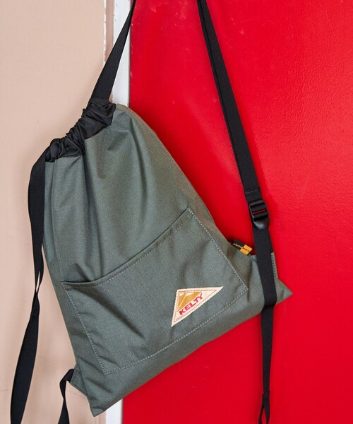 FREAK'S STORE（フリークスストア）の「限定展開  KELTY×FREAK'S STORE/ケルティ 別注 ナップサック（リュック）（バックパック/リュック・レディース・ブラック/ブルーグリーン/レオパード/モカ・ONE SIZE）」の11枚目の写真