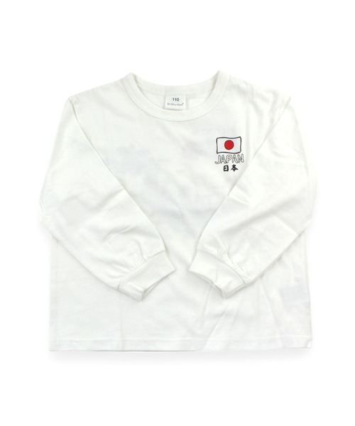 SKAPE(エスケープ)の「プチプリロンT(Tシャツ/カットソー・キッズ・ベージュ/パープル/イエロー/レッド/グレー/ブラック/ホワイト/ブルー/グリーン/アイボリー・90cm/110cm/100cm/120cm/130cm/80cm)」の13枚目の写真