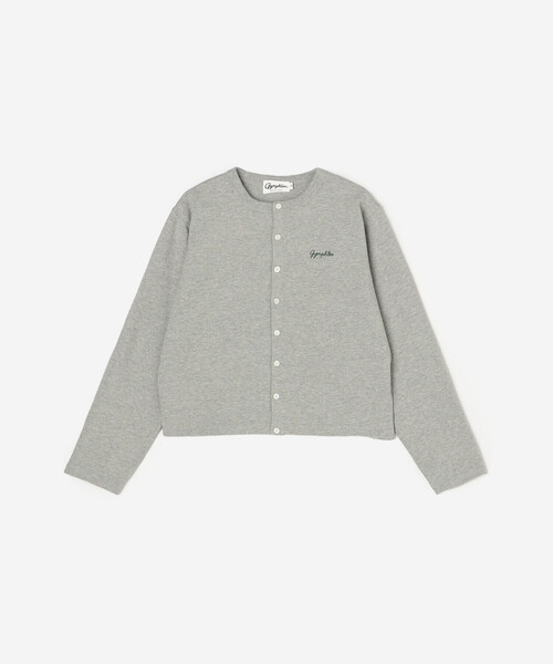 GYMPHLEX(ジムフレックス)の「Gymphlex | コットン 長袖ショートカーディガン WOMEN(カーディガン/ボレロ・レディース・ブラック/グレー/レッド・14)」の4枚目の写真