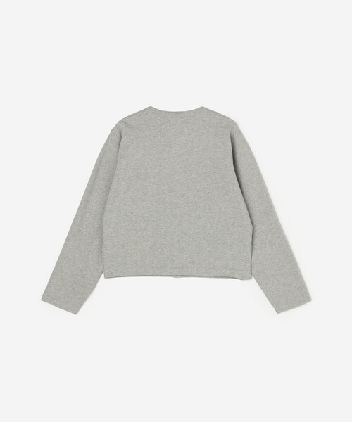 GYMPHLEX(ジムフレックス)の「Gymphlex | コットン 長袖ショートカーディガン WOMEN(カーディガン/ボレロ・レディース・ブラック/グレー/レッド・14)」の5枚目の写真