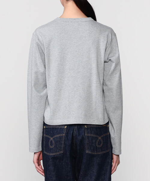 GYMPHLEX(ジムフレックス)の「Gymphlex | コットン 長袖ショートカーディガン WOMEN(カーディガン/ボレロ・レディース・ブラック/グレー/レッド・14)」の12枚目の写真