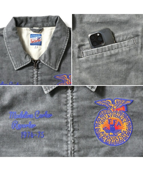 HOUSTON WASHED CORDUROY FFA JACKET（ブルゾン）｜HOUSTON