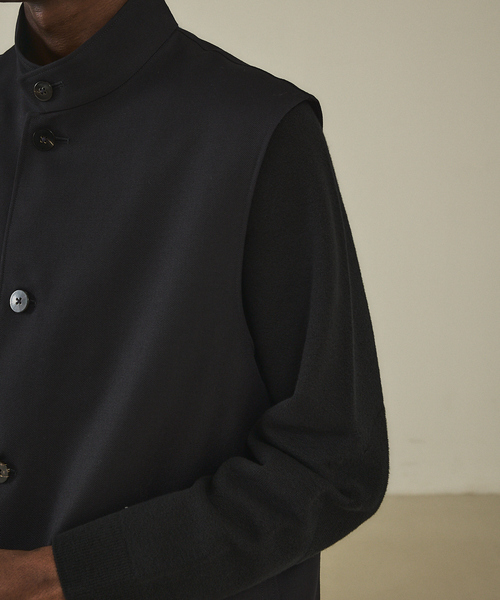 DESIGNWORKS（デザインワークス）の「【セットアップ対応】スリーブレス ユーロ ゲームベスト/ジャケット（ベスト・メンズ・グレー/ダークネイビー・46/50）」の7枚目の写真