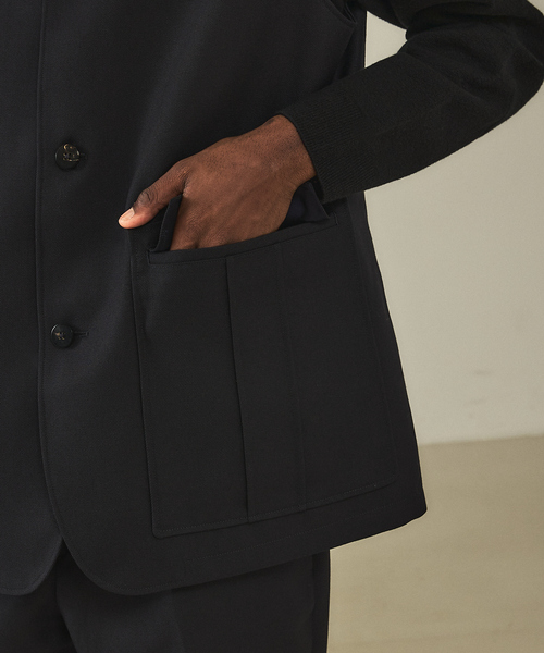 DESIGNWORKS（デザインワークス）の「【セットアップ対応】スリーブレス ユーロ ゲームベスト/ジャケット（ベスト・メンズ・グレー/ダークネイビー・46/50）」の8枚目の写真