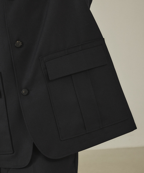 DESIGNWORKS（デザインワークス）の「【セットアップ対応】スリーブレス ユーロ ゲームベスト/ジャケット（ベスト・メンズ・グレー/ダークネイビー・46/50）」の10枚目の写真