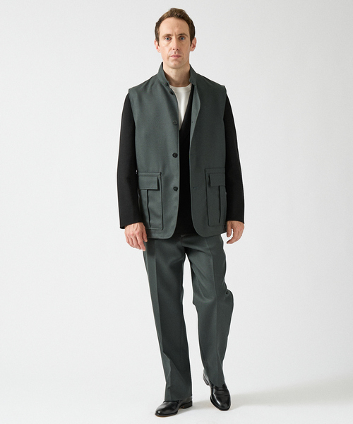 DESIGNWORKS（デザインワークス）の「【セットアップ対応】スリーブレス ユーロ ゲームベスト/ジャケット（ベスト・メンズ・グレー/ダークネイビー・46/50）」の17枚目の写真