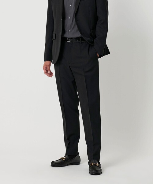 ✨極美品✨ユナイテッドアローズ　スーツ　ノーカラー　パンツ　大きいサイズ　黒 ✨極美品✨ユナイテッドアローズ スーツ ノーカラー パンツ