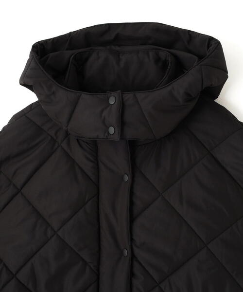 FREE'S MART（フリーズマート）の「◆ウエストドロストキルティングコート（その他アウター・レディース・ホワイト/ブラック・SMALL/MEDIUM）」の16枚目の写真