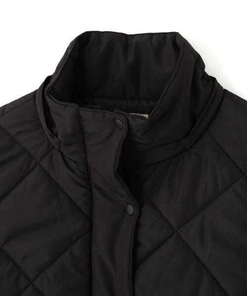 FREE'S MART（フリーズマート）の「◆ウエストドロストキルティングコート（その他アウター・レディース・ホワイト/ブラック・SMALL/MEDIUM）」の17枚目の写真
