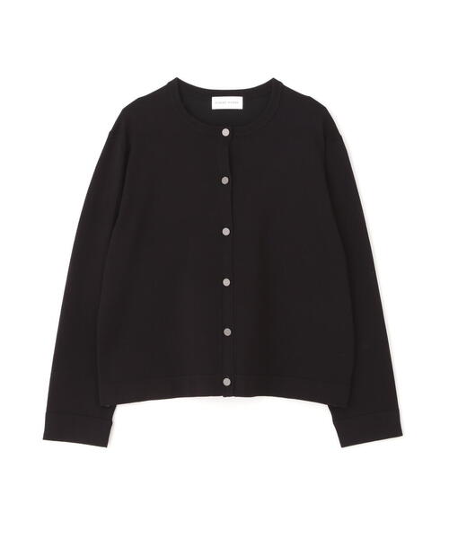 human woman（ヒューマンウーマン）の「◆レーヨン混ハイゲージクルーネックカーディガン（カーディガン/ボレロ・レディース・ブラック/ベージュ/レッド・MEDIUM）」の6枚目の写真