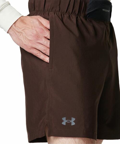 UNDER ARMOUR（アンダーアーマー）の「UAモチベート ウーブンショーツ（トレーニング/メンズ）（その他パンツ・メンズ・ブラウン系・L/3XL/M/XL/2XL/S）」の4枚目の写真
