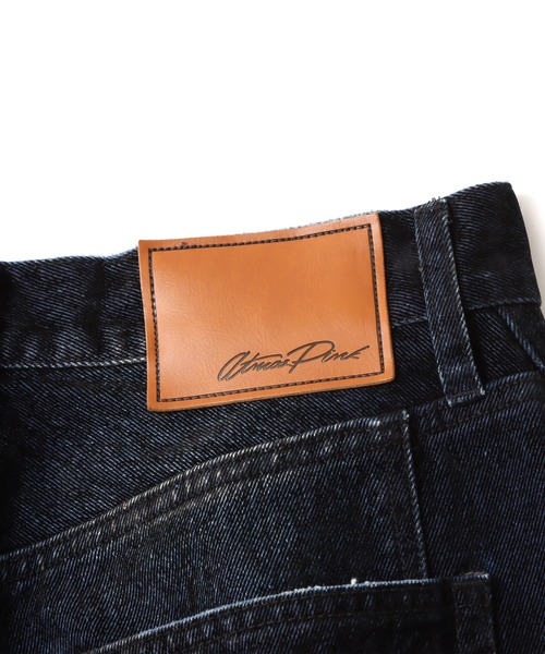 atmos pink(アトモスピンク)の「atmos pink Flocky Denim Pants / アトモス ピンク フロッキー デニム パンツ(デニムパンツ・レディース・ブロンズ/ネイビー・S/M)」の20枚目の写真