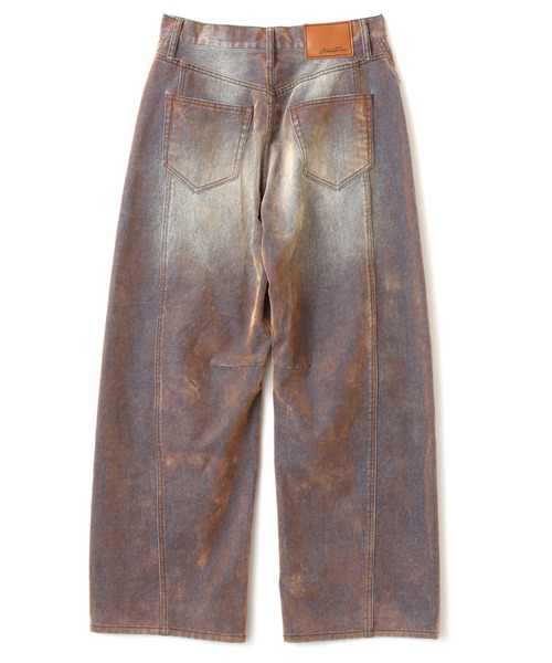 atmos pink(アトモスピンク)の「atmos pink Flocky Denim Pants / アトモス ピンク フロッキー デニム パンツ(デニムパンツ・レディース・ブロンズ/ネイビー・S/M)」の12枚目の写真