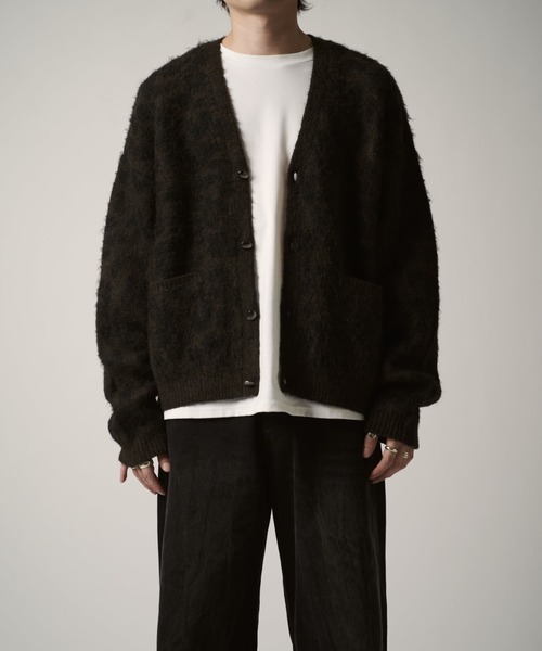 Lui's(ルイス)の「レオパードカーディガン(カーディガン/ボレロ・メンズ・グレー/ブラウン・S/M)」の1枚目の写真