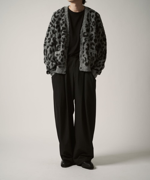 Lui's(ルイス)の「レオパードカーディガン(カーディガン/ボレロ・メンズ・グレー/ブラウン・S/M)」の9枚目の写真